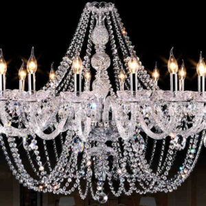 Lamparas grandes de cristal
