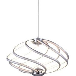 lámpara LED plateada moderna