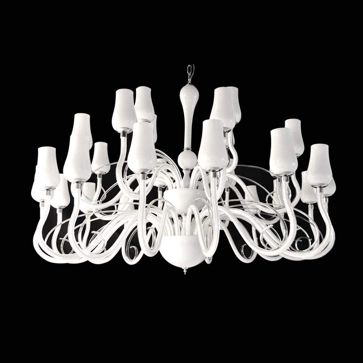 lámpara de techo blanca elegante