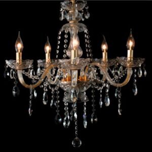 lamparas chandelier de cristal