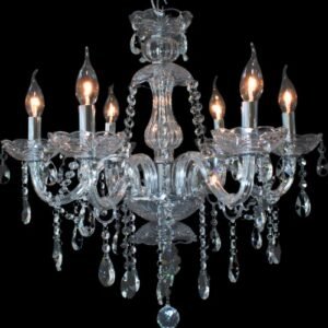 Lamparas chandelier de cristal 6 Luces