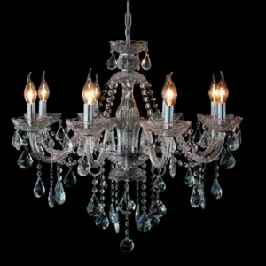 Chandelier 8 luces cristal