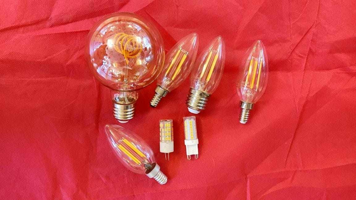 bombillos para lámparas de cristal