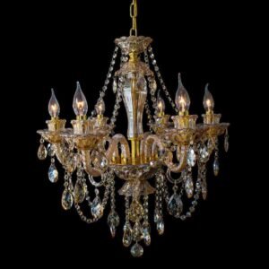 Lampara de cristal comedor