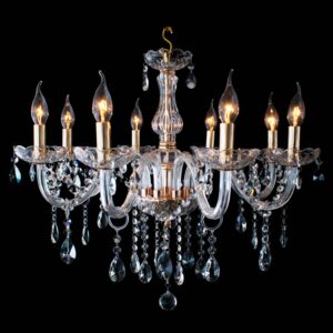 Chandelier 8 luces cristal