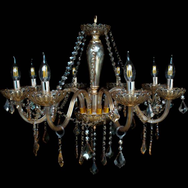 Lampara ambar 8 Luces