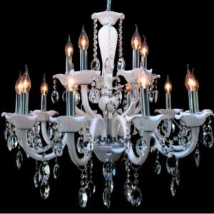 Lampara colgante blanca