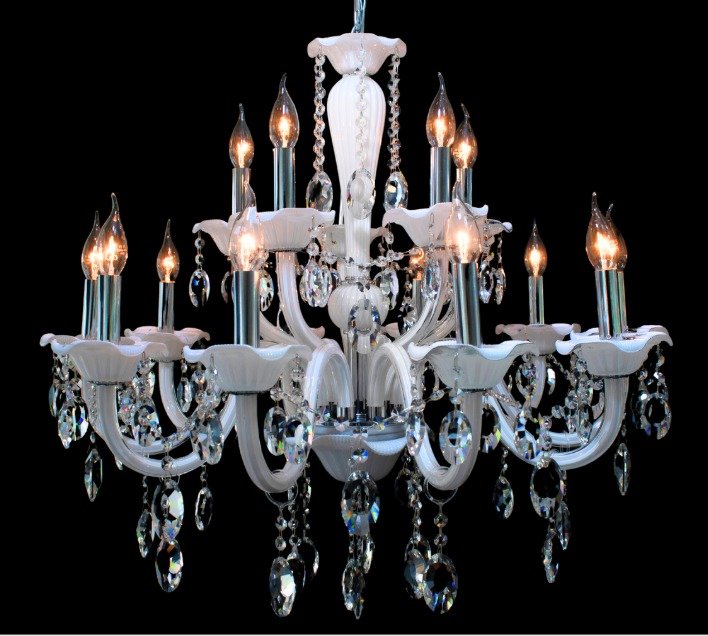 Lampara colgante blanca