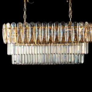 lámpara colgante rectangular para comedor moderno