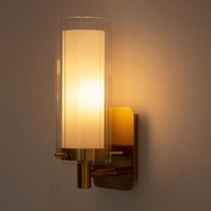 aplique de pared dorado moderno